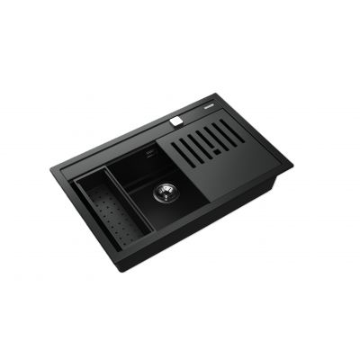 Teka Nova XXL zlewozmywak Tegranit 79x51 cm czarny 115230057