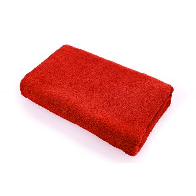 Texpol Gładki ręcznik łazienkowy 70x140 cm bawełna 500 g czerwony