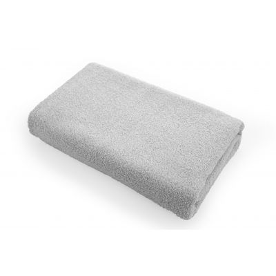 Texpol Gładki ręcznik łazienkowy 50x100 cm bawełna 500 g srebrny