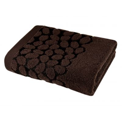 Texpol Gobi ręcznik łazienkowy 30x50 cm bawełna 480 g czekoladowy