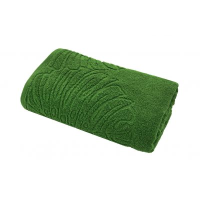 Texpol Deliciosa ręcznik łazienkowy 50x90 cm bawełna 450 g zieleń butelkowa