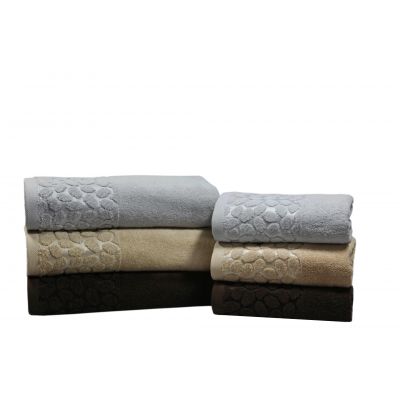 Texpol Gobi ręcznik łazienkowy 30x50 cm bawełna 480 g cappuccino
