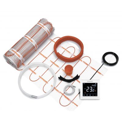 Thermoval TV TO mata grzewcza 20 m2 150 W/m2 z termoregulatorem TVT 30 BB WiFi białym