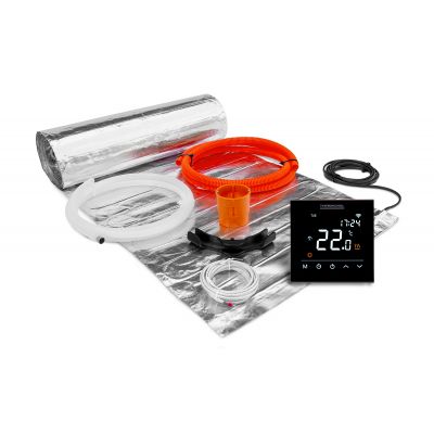 Thermoval WT 2010 mata grzewcza 5 m2 150 W/m2 z termoregulatorem TVT 30 CS WiFi czarnym