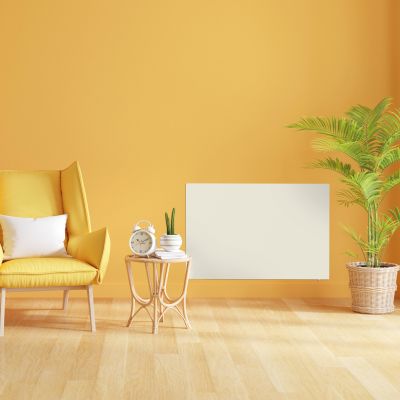 Thermoval Crystal grzejnik na podczerwień 60x60 cm biały