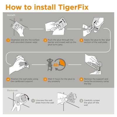 Tiger Fix klej do akcesoriów łazienkowych 3989.3.00.46