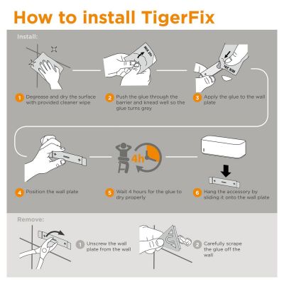 Tiger Fix klej do akcesoriów łazienkowych 3989.3.00.46