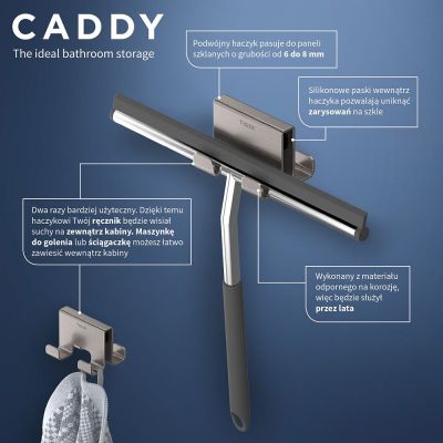 Tiger Caddy wieszak na ręcznik stal 800295