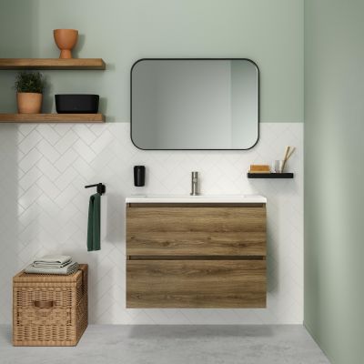 Tiger Carv wieszak na ręcznik czarny dwuramienny czarny 800247