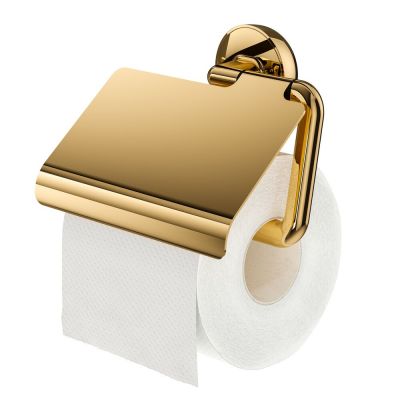 Tiger Cooper uchwyt na papier toaletowy z pokrywą złoty 800553
