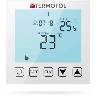 Termofol TF-H termoregulator podtynkowy biały TF-H1WHITE