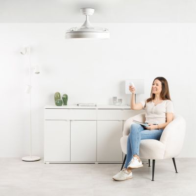 Taurus Polar lampowentylator podsufitowy 1x30 W biały 942124000