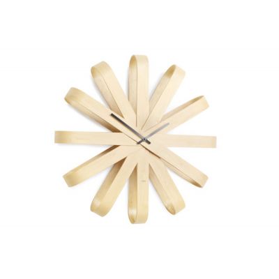 Umbra Clock zegar ścienny drewniany Ribbon 118071-390