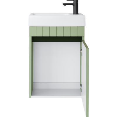 Uptrend Miseno umywalka z szafką 40 cm szałwia mat 001-SU40-03+TR41355
