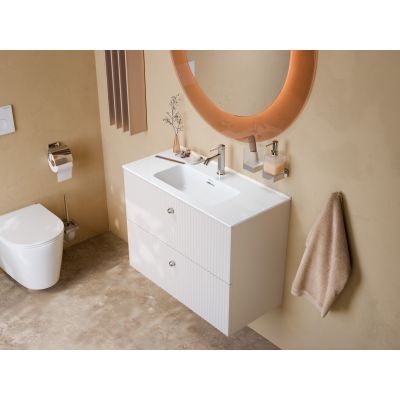 Uptrend Panarea szafka 59,6x38,2x60 cm podumywalkowa wisząca Cloud Grey Mat 005SU6001