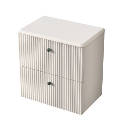 Uptrend Panarea szafka 59,6x38,2x60 cm podumywalkowa wisząca Cashmere Veil mat 005SU6002