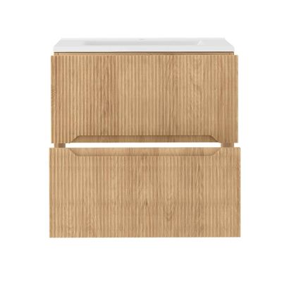 Uptrend Mavi umywalka z szafką 61 cm dąb hikora naturalna 012-SU60-02+UP4530-600