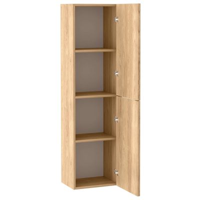 Uptrend Mavi szafka 35x27x130 cm boczna wisząca dąb hikora naturalna 012-SW40-02