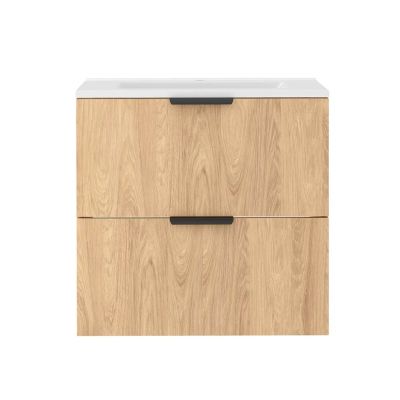 Uptrend Nola umywalka z szafką i uchwytami 61 cm dąb 013-SU60-02/UP4530-600