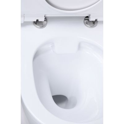 Uptrend Caneo miska WC z deską wolnoopadającą zestaw biały TR2196D