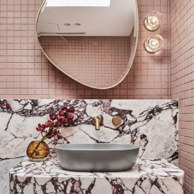 Uptrend Sparrow umywalka 50x30 cm owalna nablatowa Pebble Grey mat TR41385-U10