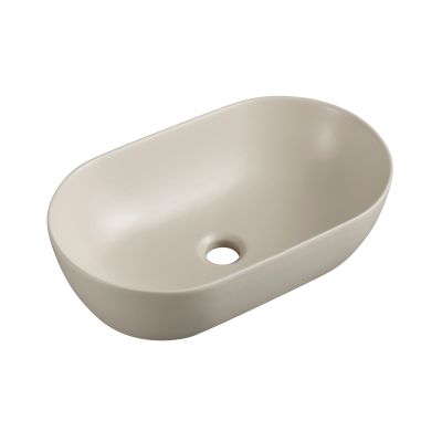 Uptrend Sparrow umywalka 50x30 cm owalna nablatowa kaszmir mat TR41385-U43