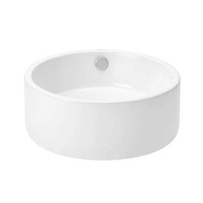 Uptrend Neo umywalka 42x16,5 cm okrągła nablatowa biała TR4570