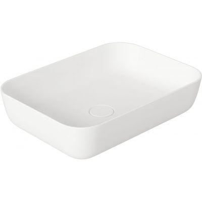 Vilarte by Dura Orfe umywalka 60x40 cm prostokątna nablatowa biała 5851