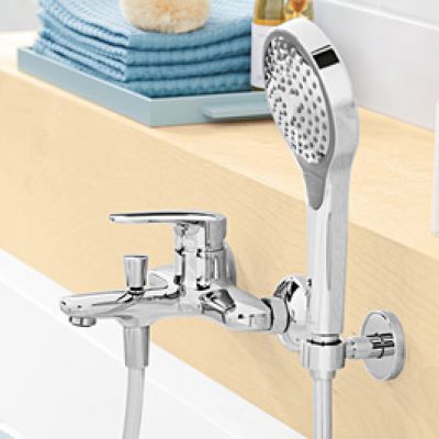 Villeroy & Boch O.Novo Start bateria wannowo-prysznicowa ścienna chrom TVT10550111061