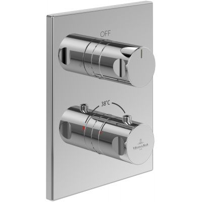 Villeroy & Boch Universal Taps & Fittings bateria wannowo-prysznicowa podtynkowa termostatyczna chrom TVD00065300061