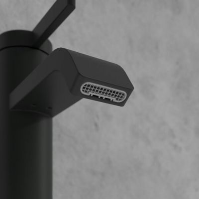 Villeroy & Boch Dawn bateria umywalkowa stojąca czarny mat TVW106103152K5