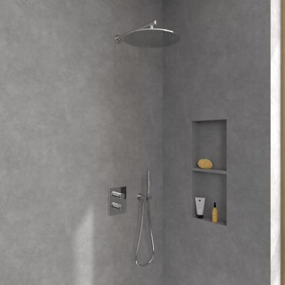 Villeroy & Boch Universal Showers deszczownica 35 cm okrągła chrom TVC00000300061