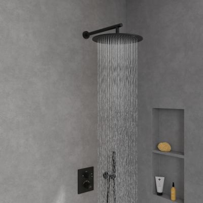 Villeroy & Boch Universal Showers deszczownica 35x35 cm okrągła czarna TVC000003000K5