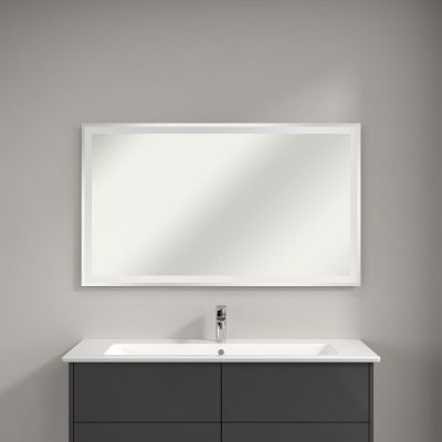 Villeroy & Boch Finero umywalka z szafką 120 cm i lustrem zestaw meblowy glossy grey S00304FPR1