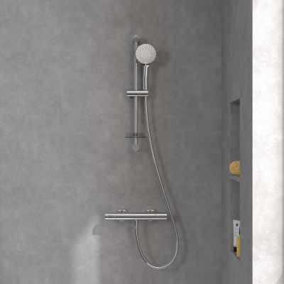 Villeroy & Boch Universal Showers zestaw prysznicowy ścienny chrom TVS10900400061