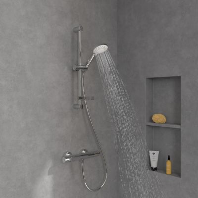 Villeroy & Boch Universal Showers zestaw prysznicowy ścienny chrom TVS10900400061