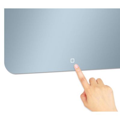 Venti Malmo lustro 60x60 cm kwadratowe z oświetleniem