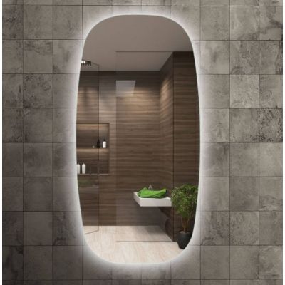 Venti Breza lustro 45x90 cm prostokątne z oświetleniem