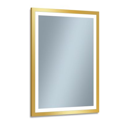 Venti Luxled Gold lustro 60x80 cm pionowe/poziome z podświetleniem złoty połysk
