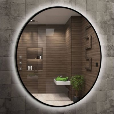 Venti Rondo Ambiente lustro 80 cm okrągłe czarny