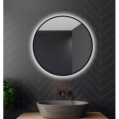 Venti Rondo Ambiente lustro 80 cm okrągłe czarny