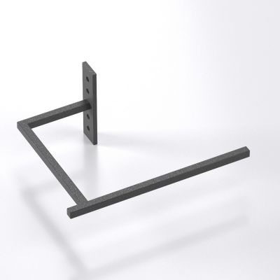 Vasco Niva N2L1 poręcz do grzejnika 24 cm antracyt 118372000000301