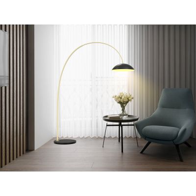 Aviano Rosskoff lampa stojąca 1x21 W czarna 3001-104