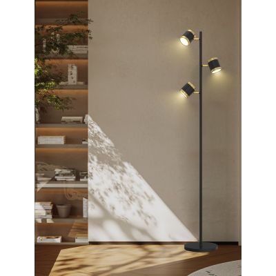 Aviano Toulouse lampa stojąca 3x7 W czarna 3003-304S