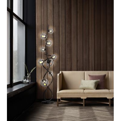 Aviano Nancy lampa stojąca 9x3,5 W czarna 3014-905