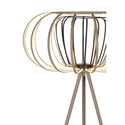 Aviano Salo lampa stojąca 1x48 W czarna-piaskowa 3033-113S