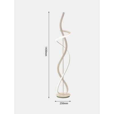 Aviano Bandol lampa stojąca 1x42 W piaskowa 3064-113