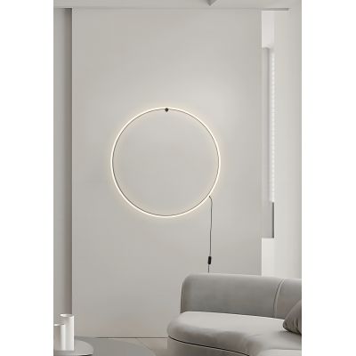 Aviano Scopello lampa ścienna 1x18 W czarny 4025-102M