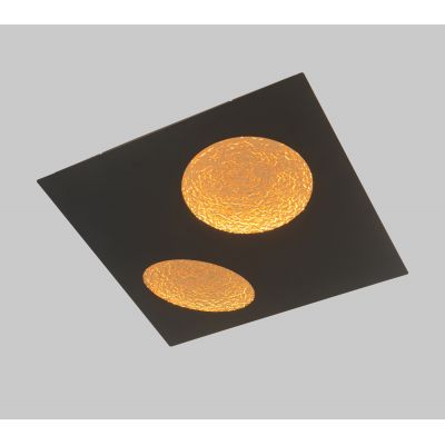 Aviano Toulon lampa podsufitowa 36 W czarna-złota 4044304