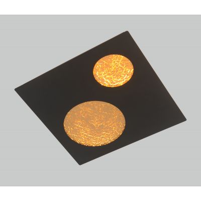 Aviano Toulon lampa podsufitowa 30 W czarna-złota 4044-304M